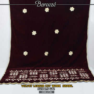Leaser work velvet shawal