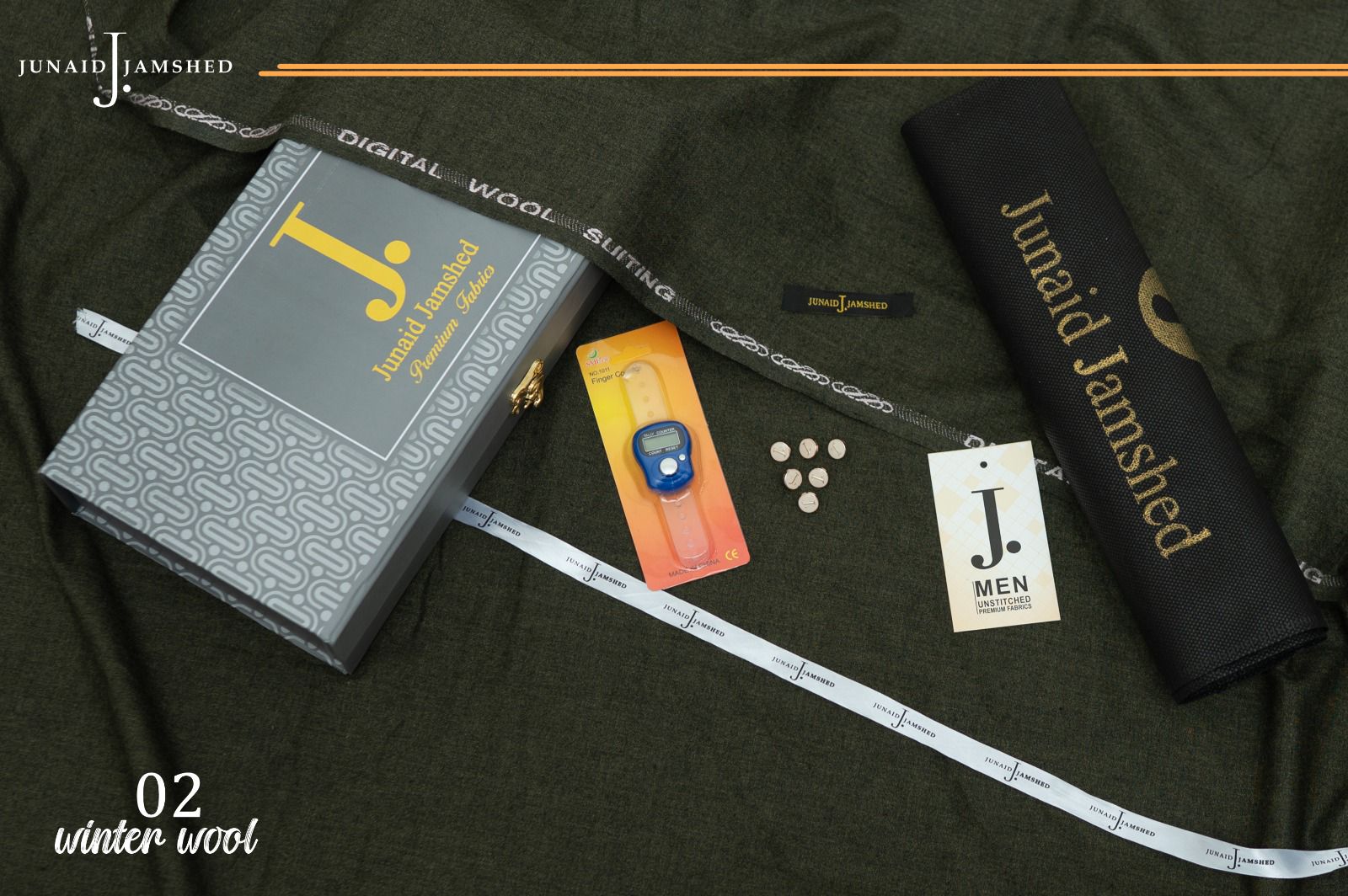 Junaid jamshed Pashmina Wool Luxary 02