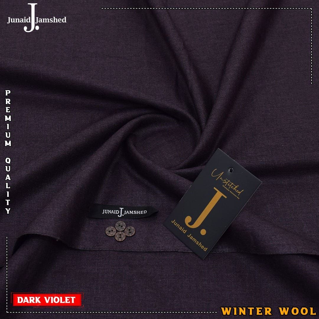 Junaid jamshed Wool Dark Violet 14