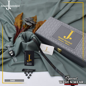 Junaid jamshed Ramadan Special 2026 Luxary wash n waer Gift packing(SAGE)17